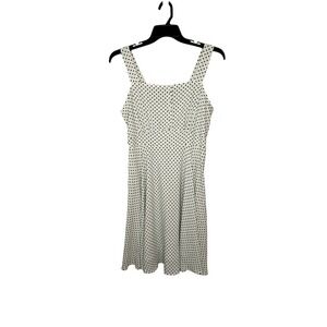 Belle Poque Green Polka Dot Fit & Flare Dress XL Retro Cottagecore Sundress